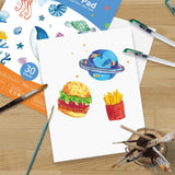 Funto watercolor pad 9x12 glue bound professional-grade paper