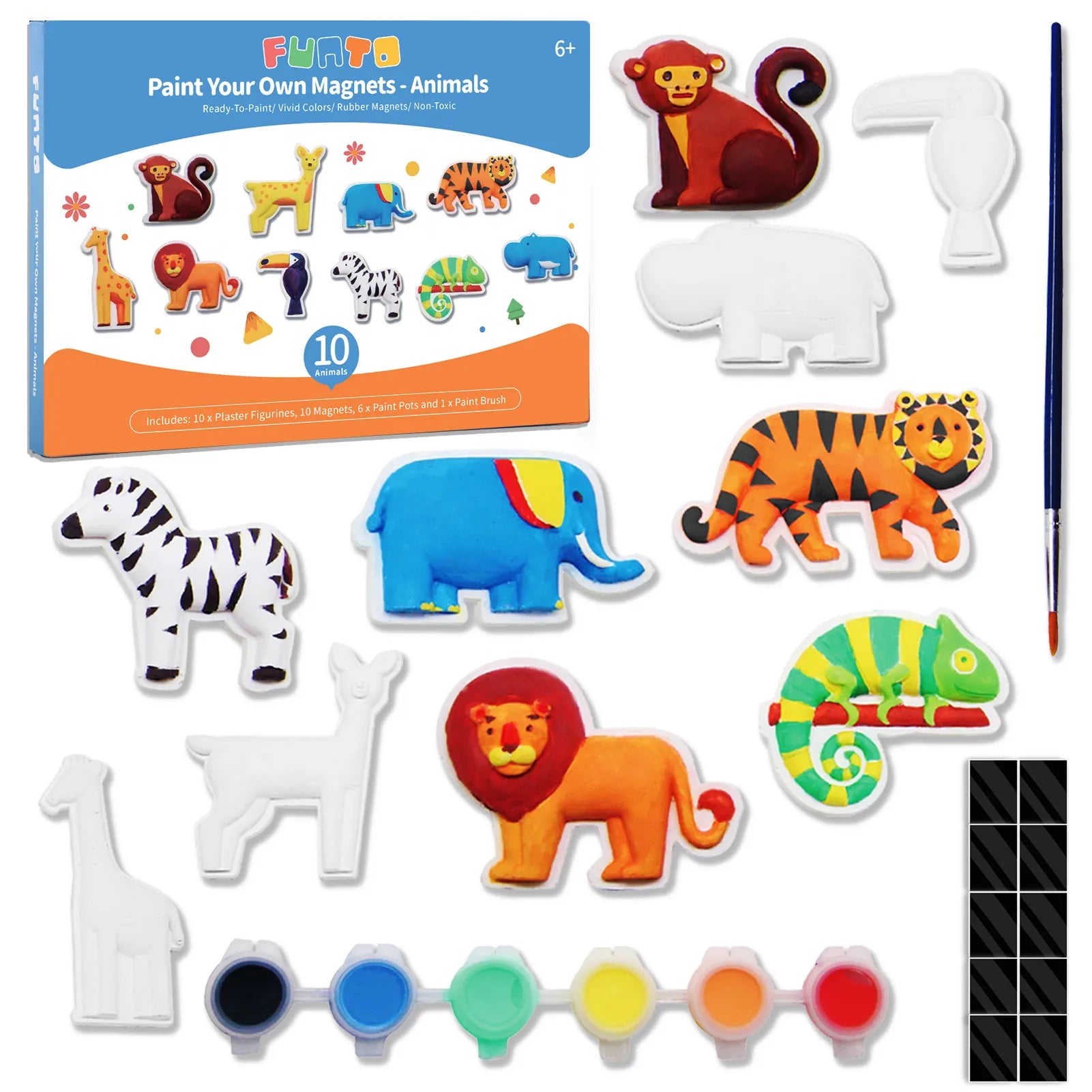 Paint Your Own Figurines with Magnet - Funto