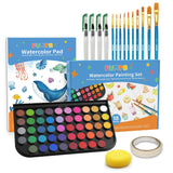 Beginner Watercolor Paint Set - 48 Colors - Funto