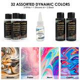 Acrylic Pouring Paint Set 36 Bottles - Funto