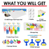 Washable Finger Paint Set - 25 Pieces - Funto