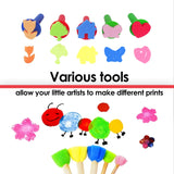 Washable Finger Paint Set - 25 Pieces - Funto