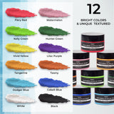 Textured Acrylic Paint Set 12 Colors - Funto