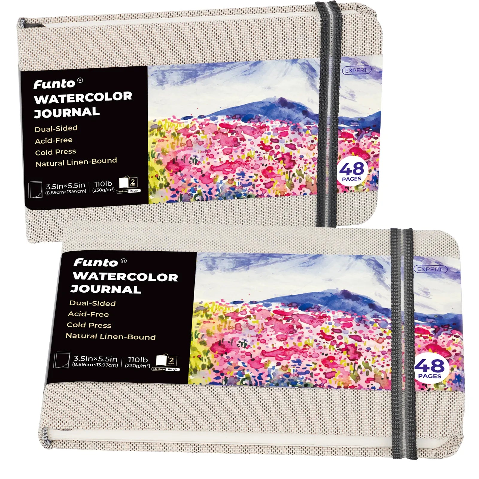 Watercolor Journal 3.5"x5.5" - Funto