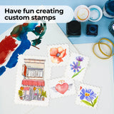 Funto watercolor paper postcards 4x6 140lb with blank stamps for DIY