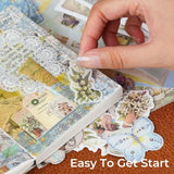 Funto vintage scrapbooking accessories 96 pieces complete set