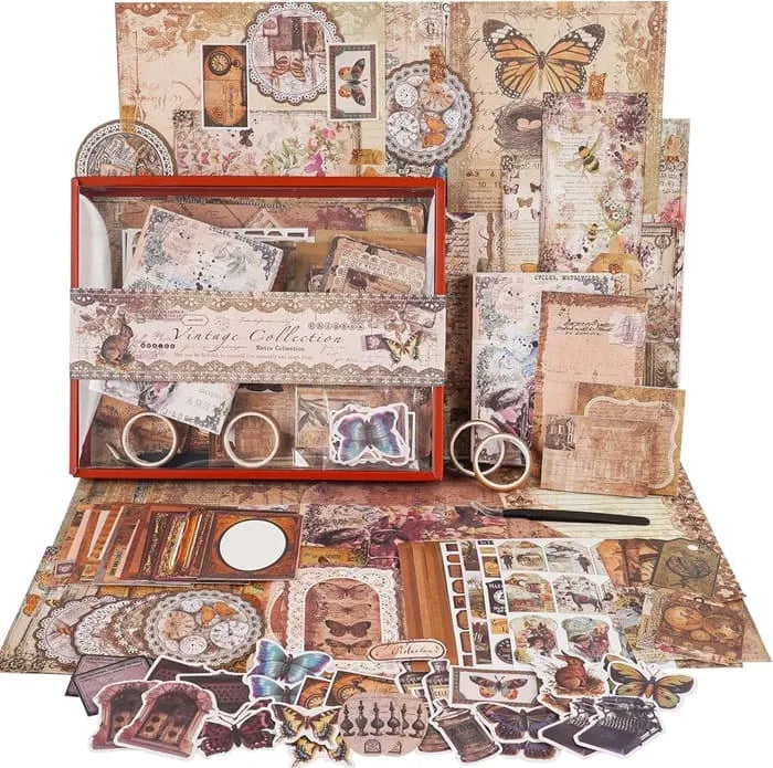 Funto scrapbooking set 96 pieces bullet journaling mixed media