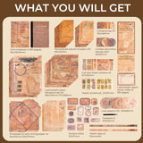 Vintage Collection Retro Travel Scrapbooking Kit - Funto