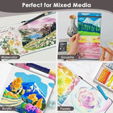 Funto 5.5x5.5 watercolor journal linen hardcover for plein air painting