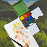Pocket Watercolor Set - 9 Colors - Funto