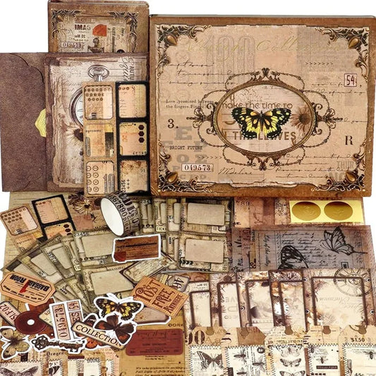 Funto love poems scrapbooking kit 153 pieces vintage aesthetic