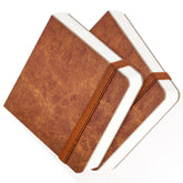 3.9"x3.9" Watercolor Journal PU Leather Hard Cover 100% Cotton Paper - Funto