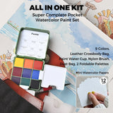 Funto pocket watercolor set features and benefits for travel artists