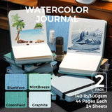 Funto 100% cotton watercolor journal acid-free for art projects
