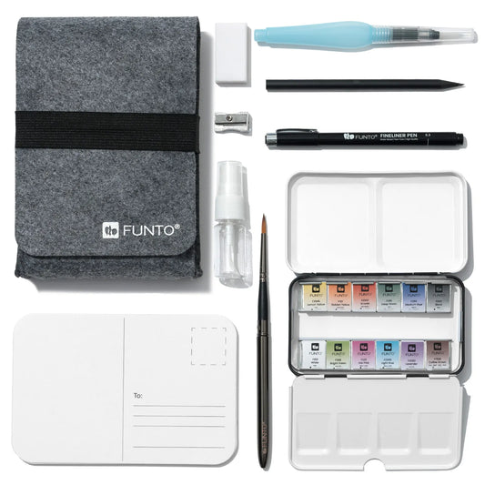TRAVELER Classic Watercolor Kit – 12 Colors