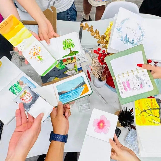 Capture the beauty of nature with watercolors!