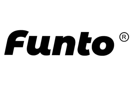 Black FUNTO wordmark on a white background