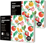 Various Sizes Watercolor Pad 100% Cotton 20 Sheets Each