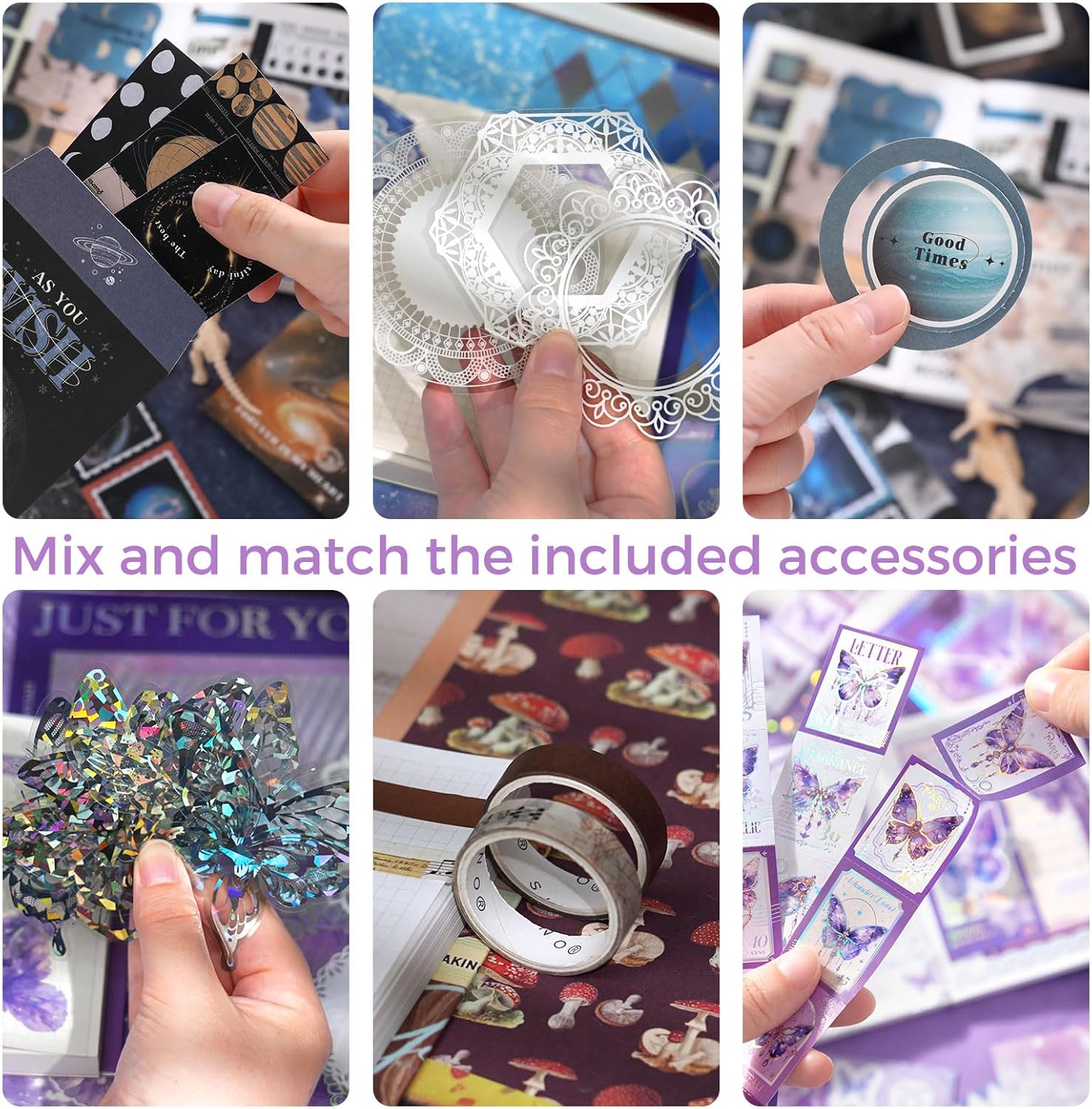Scrapbooking Kit Life Collection Series Time Travel 116 PCS - Funto