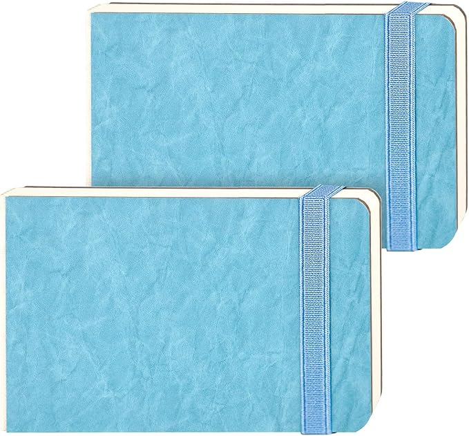 3.5"x5.5" Watercolor Journal PU Leather 100% Cotton Paper - Funto