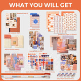 Scrapbooking Kit Warm Mail Series Until Sunset 155 PCS - Funto