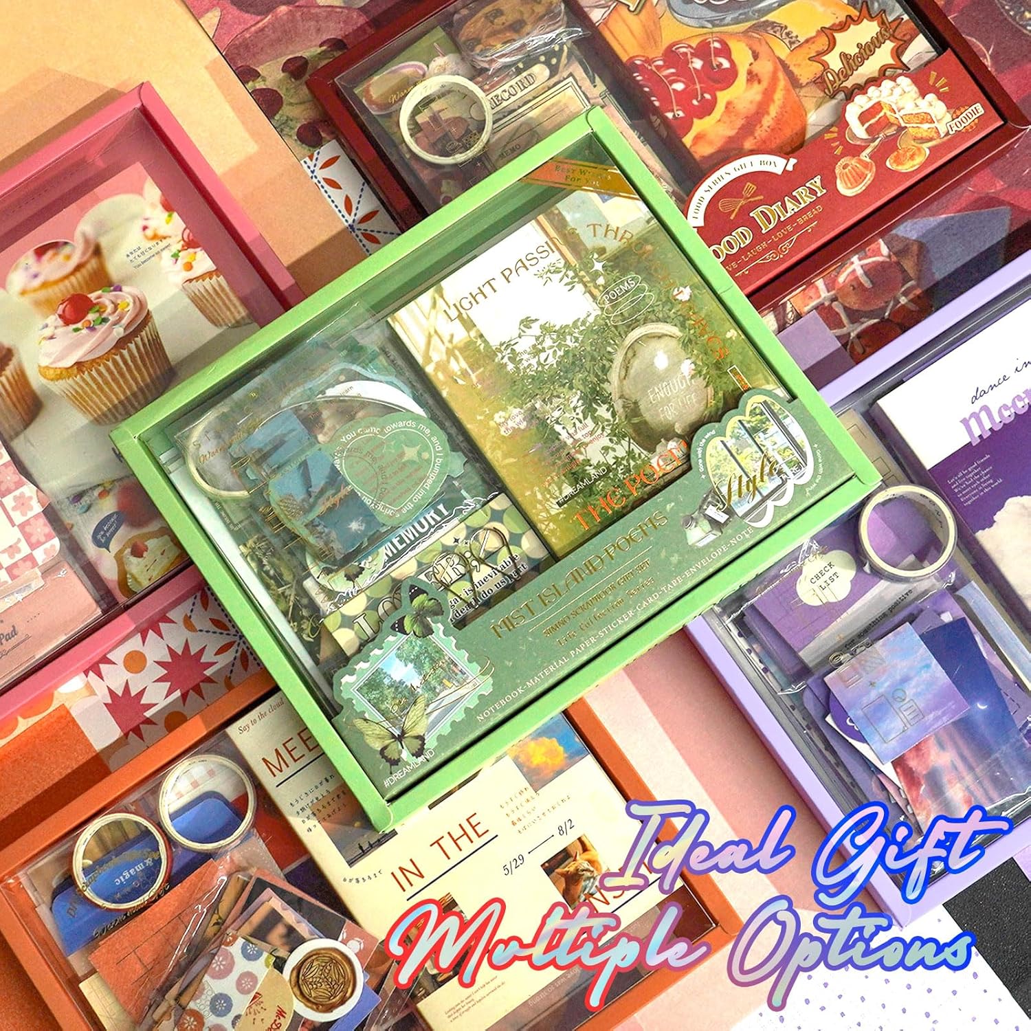 Scrapbooking Kit Warm Mail Series Until Sunset 155 PCS - Funto