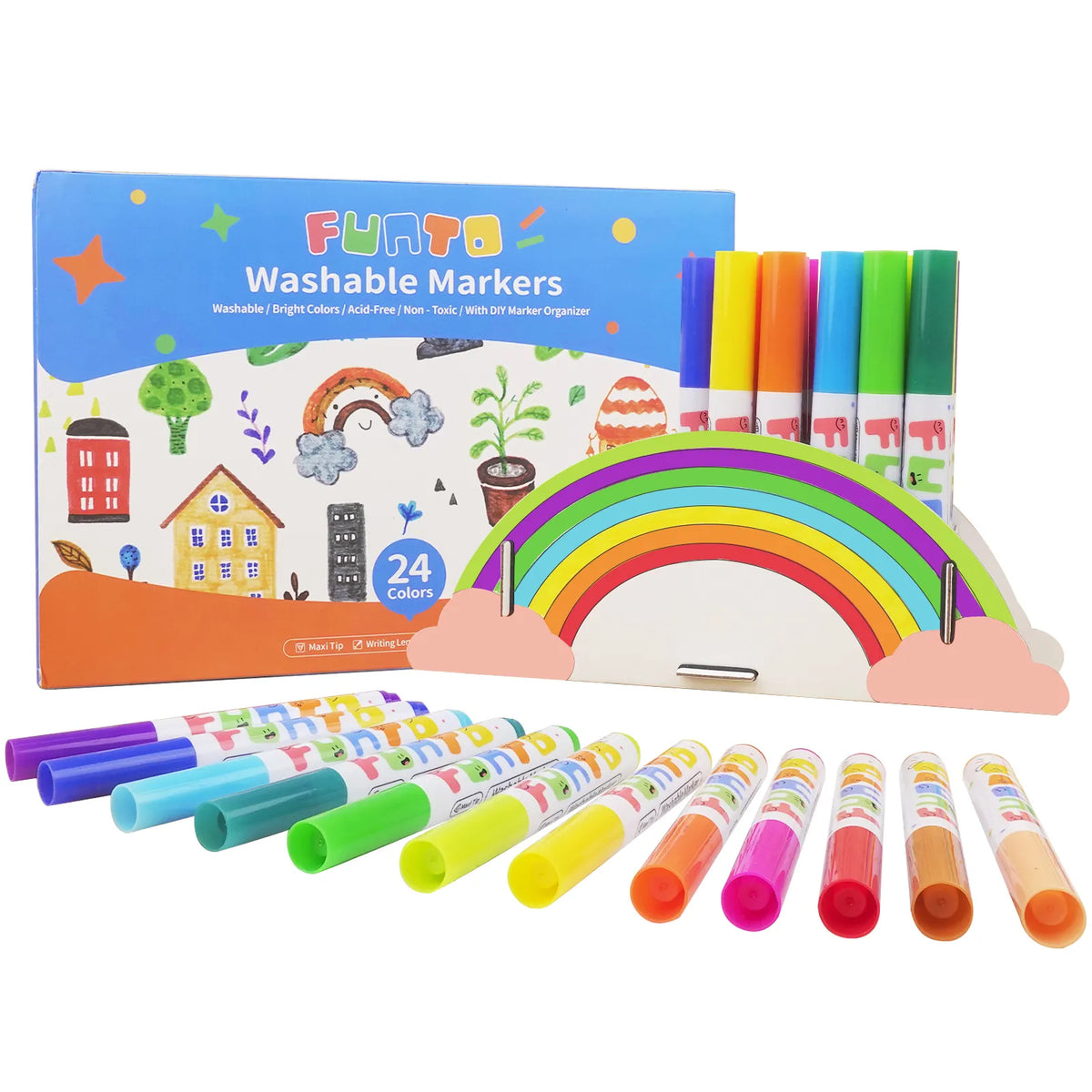 Washable Markers - 24 Colors