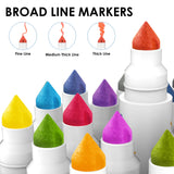 Washable Markers - 24 Colors