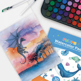 Funto 9x12 watercolor paper 140lb cold-pressed for artists 