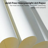 Glue Bound Watercolor Paper Pad 9"x12"