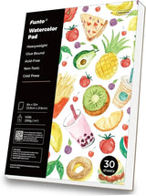 Glue Bound Watercolor Paper Pad 9"x12"