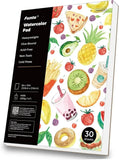 Glue Bound Watercolor Paper Pad 9"x12"