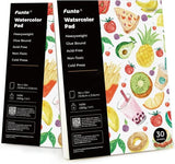 Glue Bound Watercolor Paper Pad 9"x12"