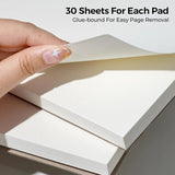 Glue Bound Watercolor Paper Pad 9"x12"