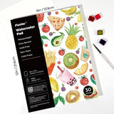 Glue Bound Watercolor Paper Pad 9"x12"