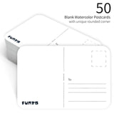 Funto watercolor paper postcards 4x6 300gsm acid-free for painting and mailing 