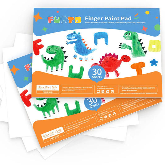 Finger Paint Pad 12"x16" 2-Pack - Funto