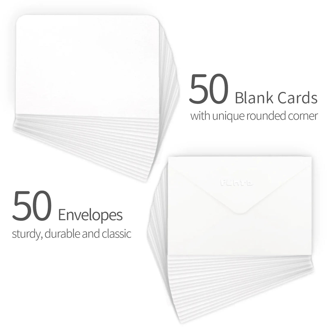 Funto premium watercolor paper cards 5x7 300gsm acid-free rounded corners 