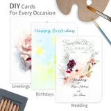 Funto premium watercolor cards 2-pack 50 sheets acid-free for artists 