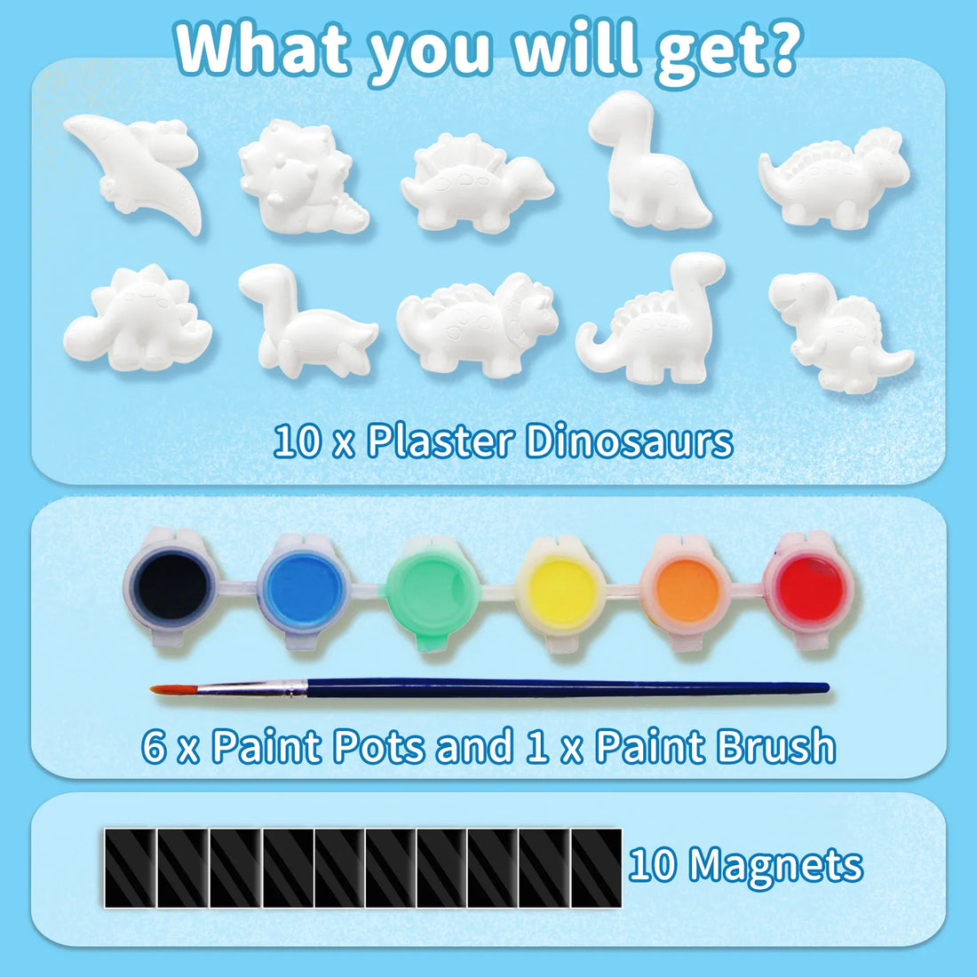 Paint Your Own Figurines with Magnet - Funto