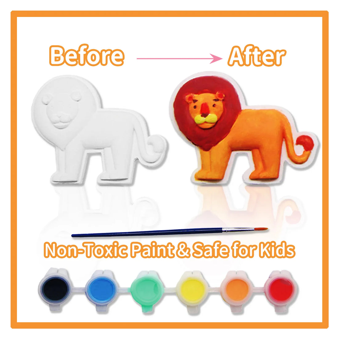Paint Your Own Figurines with Magnet - Funto