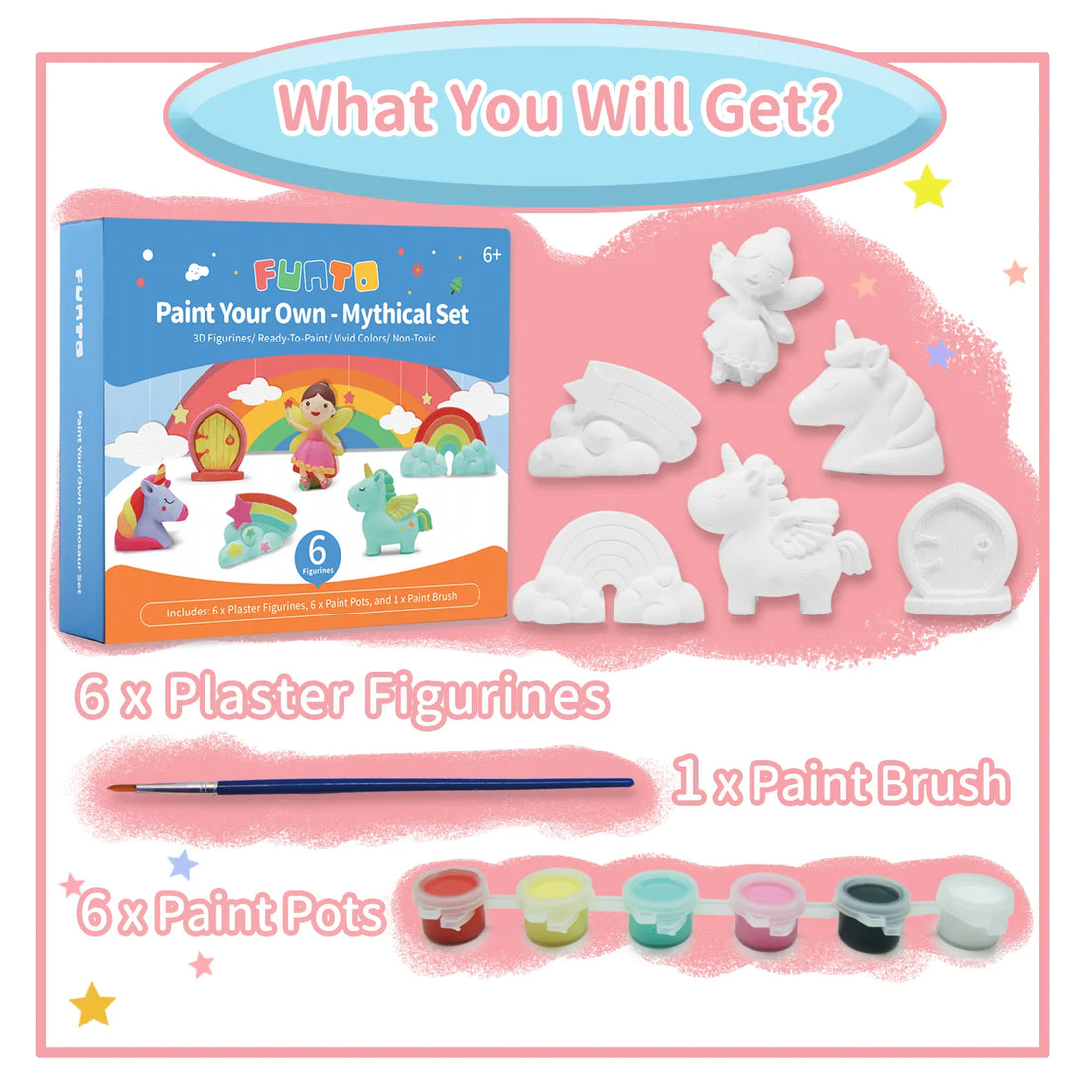 Paint Your Own 3D Figurines - Funto