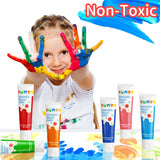Washable Finger Paint - 10 Colors - Funto