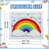 Rainbow Pom Pom Painting Art Kit - Funto
