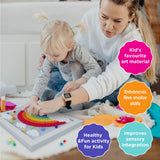 Rainbow Pom Pom Painting Art Kit - Funto