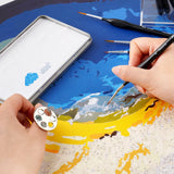 Detail Paint Brush Set with Wet Palette - Funto