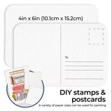 Funto watercolor postcards 4x6 acid-free cotton paper rounded corners 