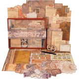 Vintage Collection Retro Travel Scrapbooking Kit