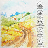 Funto watercolor journal 48 pages portable for outdoor sketching 