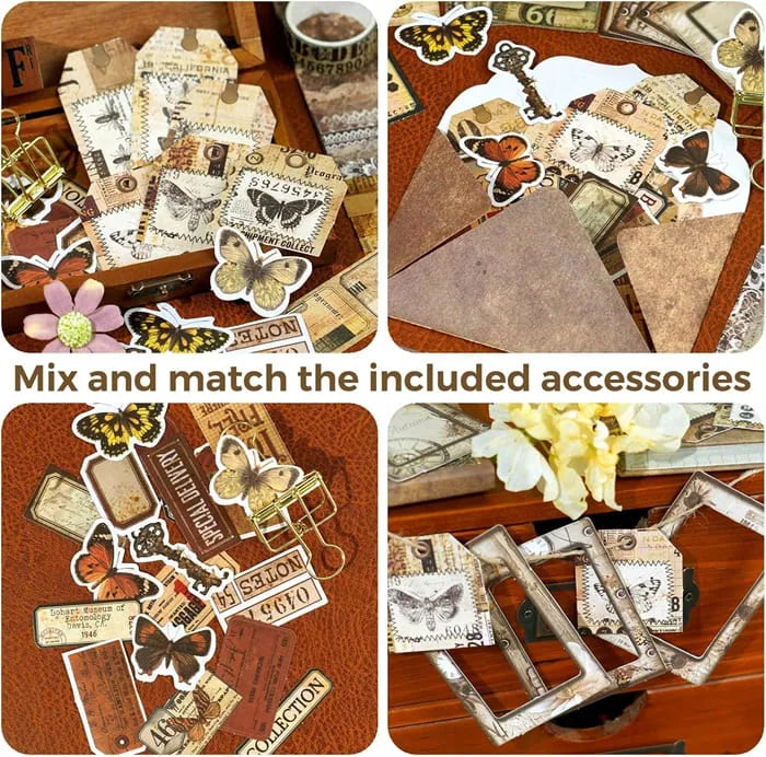 Funto scrapbooking kit love poems aesthetic for bullet journaling 